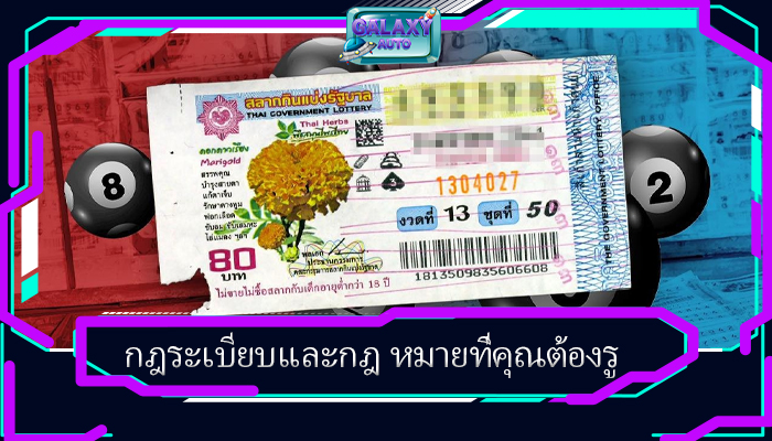 กฎระเบียบและกฎ หมายที่คุณต้องรู