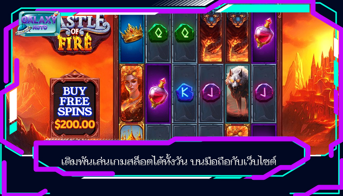 เดิมพันเล่นเกมสล็อตได้ทั้งวัน บนมือถือกับเว็บไซต์